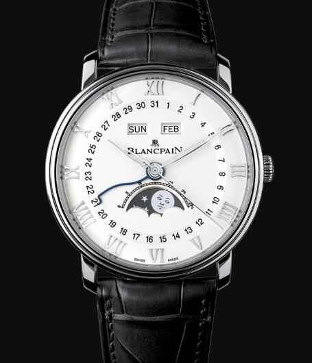 Blancpain Villeret Watch Price Review Quantième Complet Replica Watch 6654 1127 55B